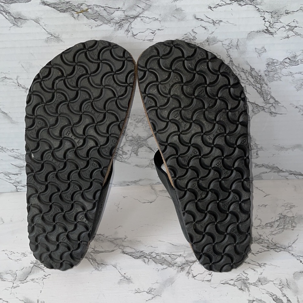 BIRKENSTOCK LEATHER GIZEH NWT WOMEN’S SIZE 10  MENS SIZE 8 - Picture 4 of 7